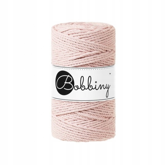 Macrame 3mm - Pastel Pink - ropes 3PLY