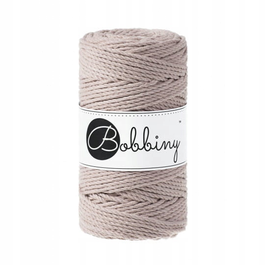 Macrame 3mm - Pearl - ropes 3PLY