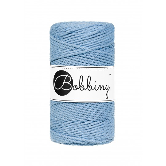 Macrame 3mm - Perfect Blue - ropes 3PLY