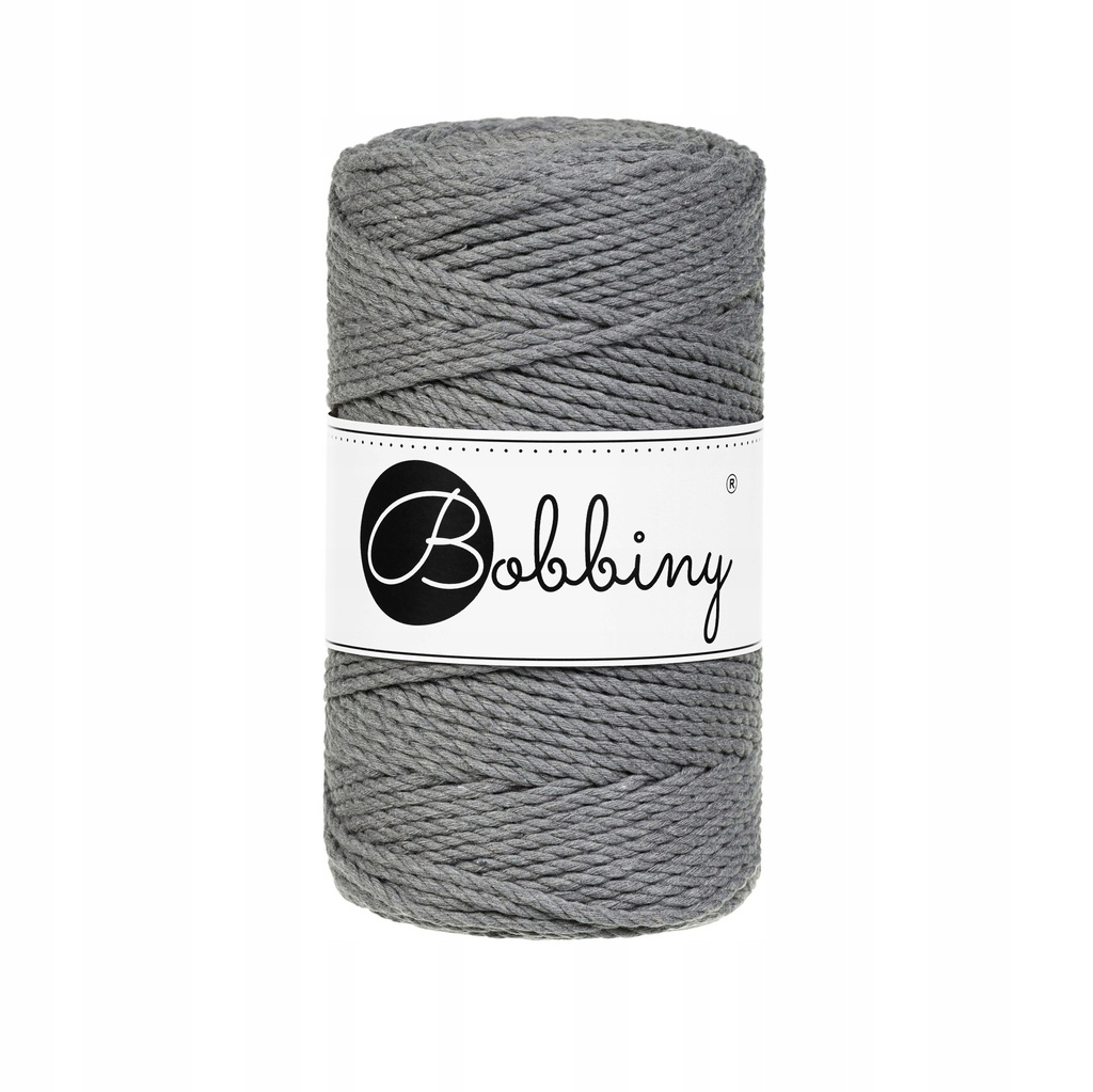 Macrame 3mm - Stone Grey - ropes 3PLY