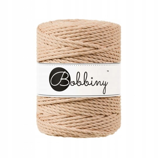 Macrame 5mm - Biscuit - ropes 3PLY