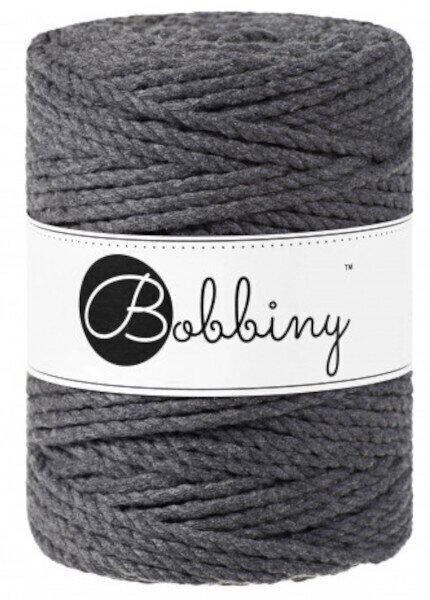 Macrame 5mm - Charcoal - ropes 3PLY