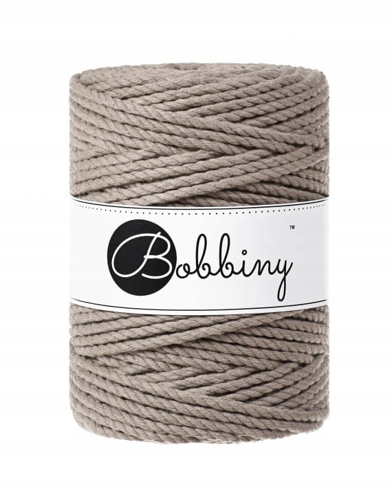 Macrame 5mm - Coffee - ropes 3PLY