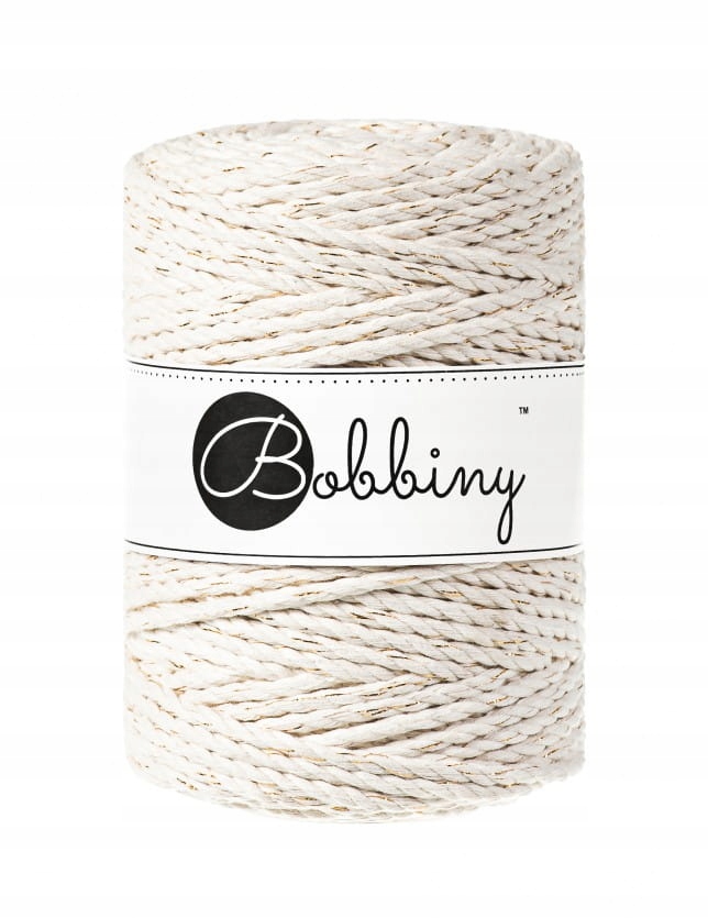 Macrame 5mm - Golden Natural - ropes 3PLY