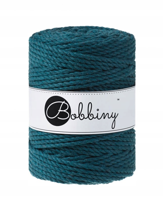Macrame 5mm - Peacock Blue - ropes 3PLY
