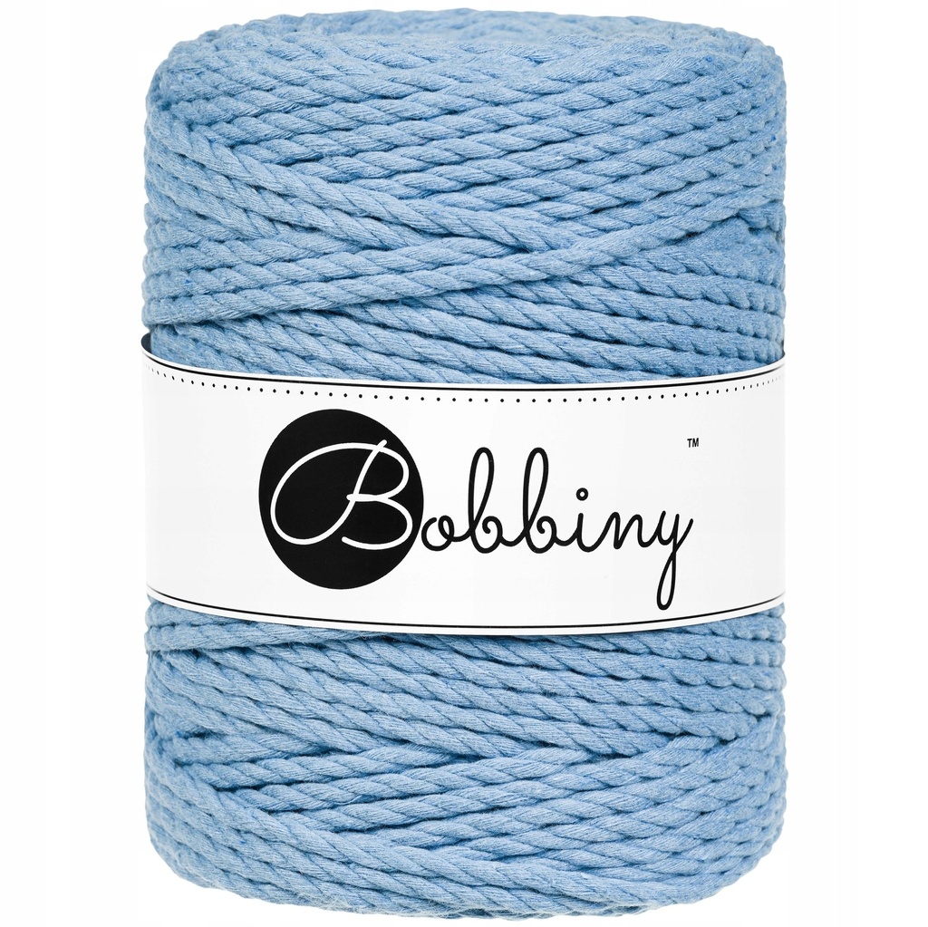 Macrame 5mm - Perfect Blue - ropes 3PLY