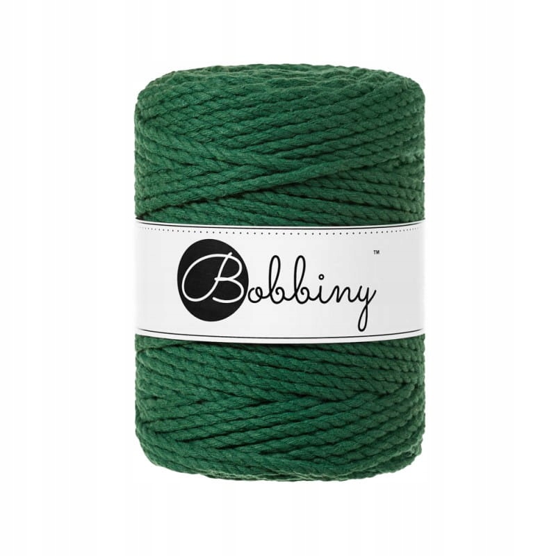 Macrame 5mm - Pine Green - ropes 3PLY