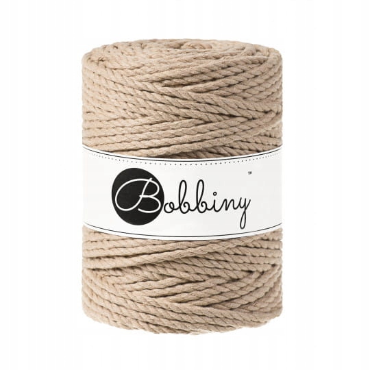 Macrame 5mm - Sand - ropes 3PLY