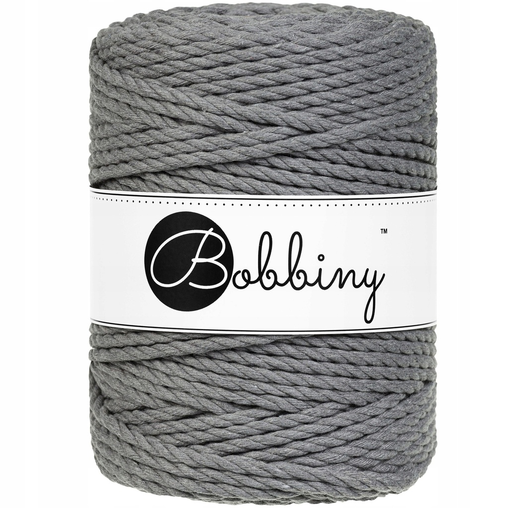 Macrame 5mm - Stone Grey - ropes 3PLY