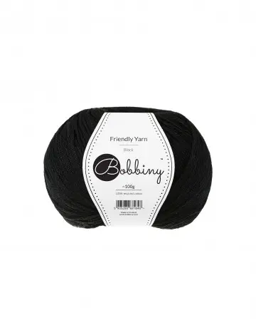 [FY-018] Bobbiny Friendly Yarn - Black