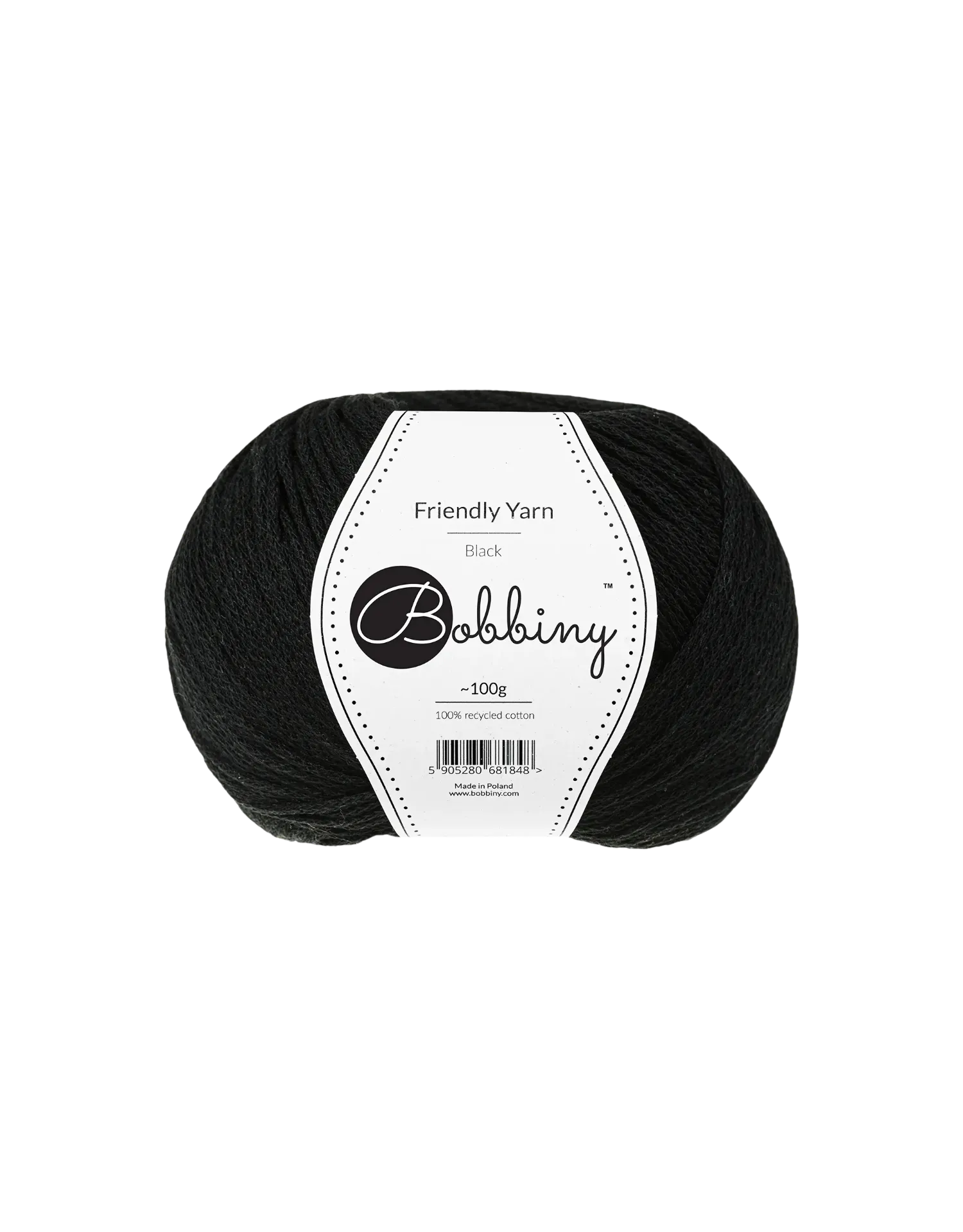 Bobbiny Friendly Yarn - Black