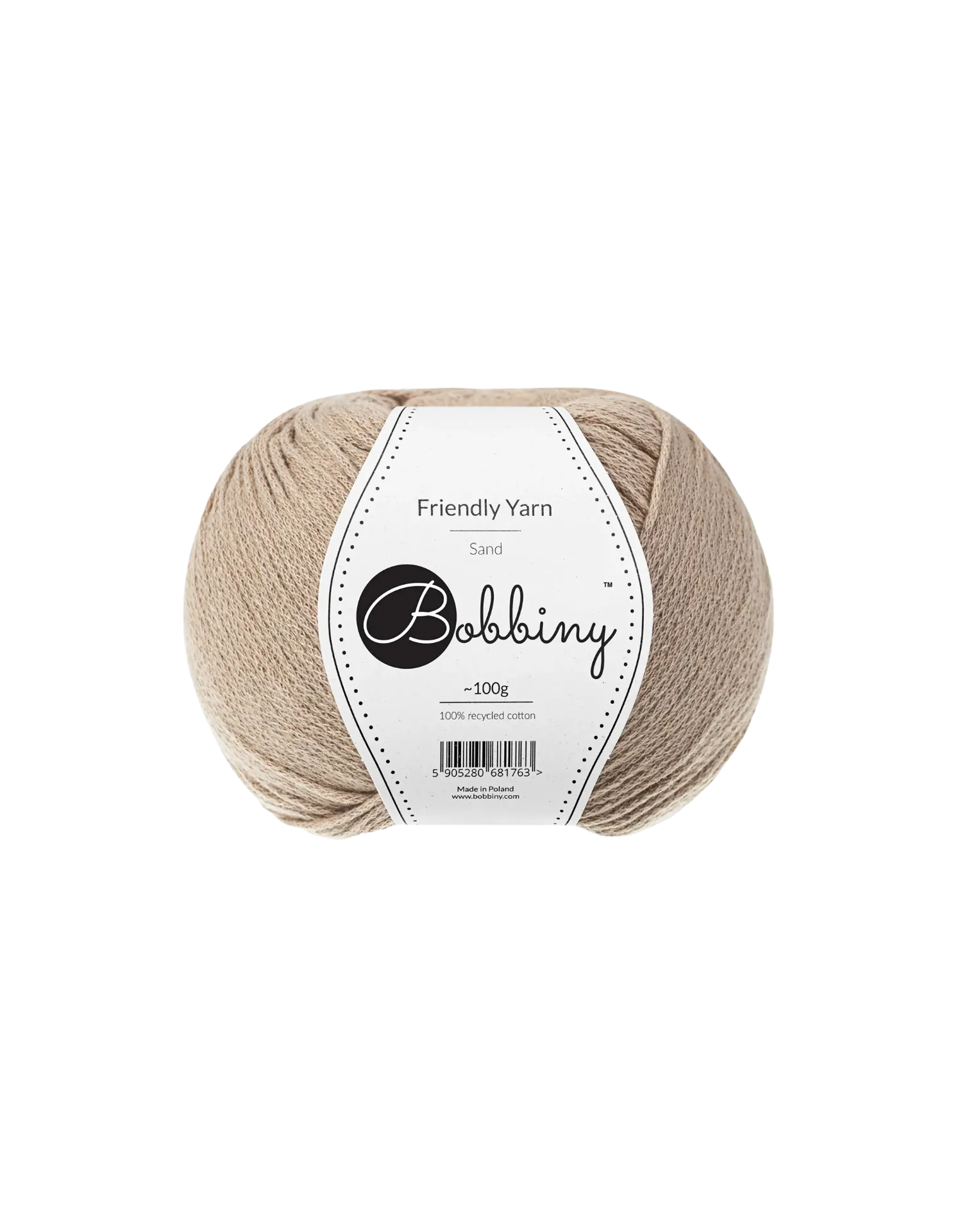 [FY-004] Bobbiny Friendly Yarn - Sand