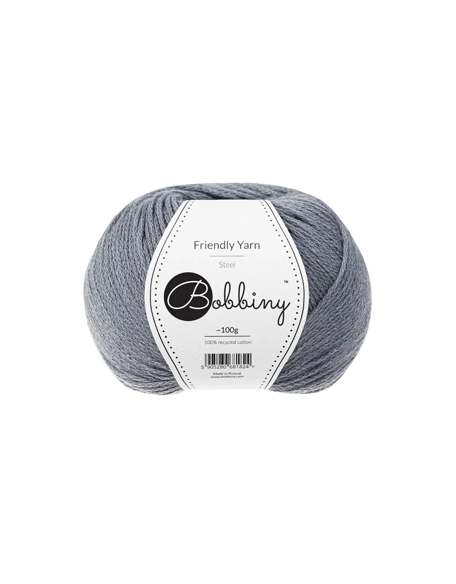 Bobbiny Friendly Yarn - Steel