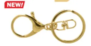 Sleutelhanger met metalen ring