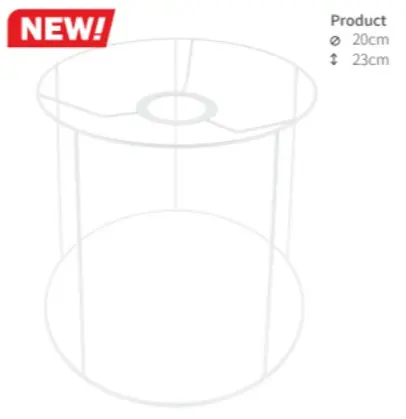 Lampenkapframe