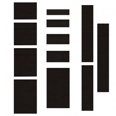 [S215B9C14] Standaard elastiek - zwart (9)