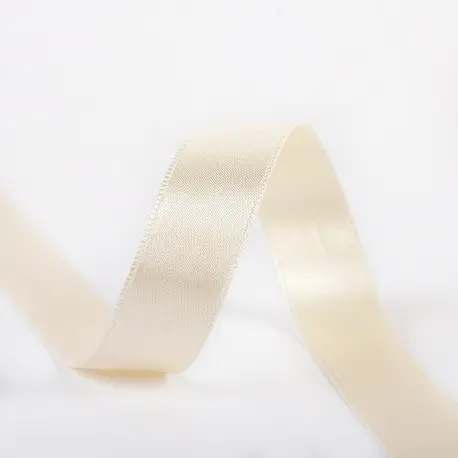 [S300] Satijnen lint 10mm - ivoor