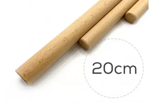 Houten macramestaaf