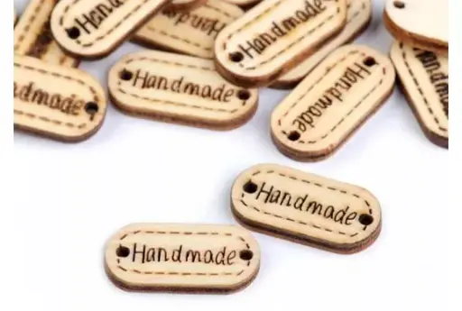 [met-drew-natur] HOUTEN LABEL 11x23MM