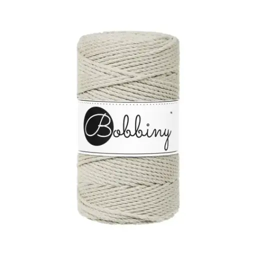 [TS-E099] Macrame 3mm - Pale olive - ropes 3PLY