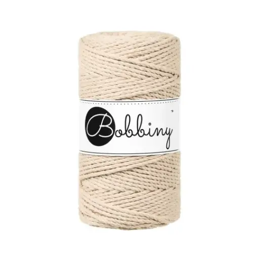 [TS-E090] Macrame 3mm - Warm beige - ropes 3PLY