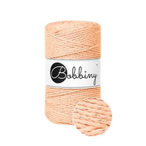 [TS-E089] Macrame 3mm - Unicolor peach fuzz - ropes 3PLY