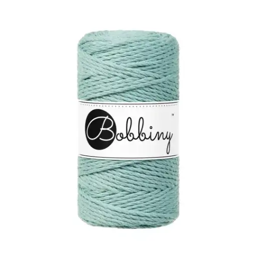 [TS-E086] Macrame 3mm - Duck egg blue- ropes 3PLY