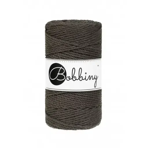 [TS-E078] Macrame 3mm - Esspresso - ropes 3PLY