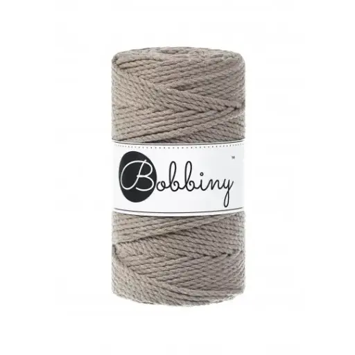 [TS-E017] Macrame 3mm - Coffee - ropes 3PLY