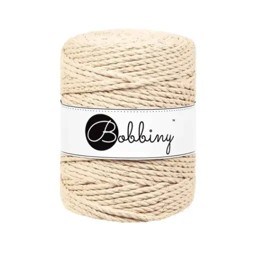 [TX-E084] Macrame 5mm - Golden Warm Beige LE - ropes 3PLY