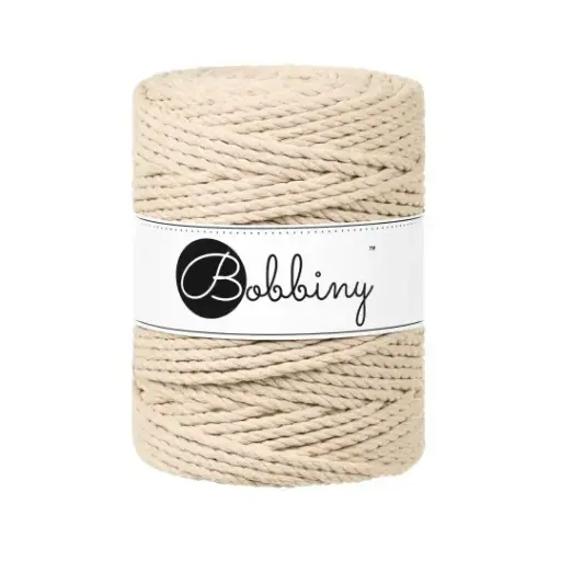 [TX-E078] Macrame 5mm - Warm beige - ropes 3PLY