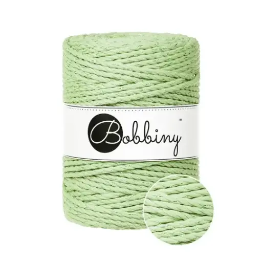 [TX-E076] Macrame 5mm - Unicolor Matcha - ropes 3PLY