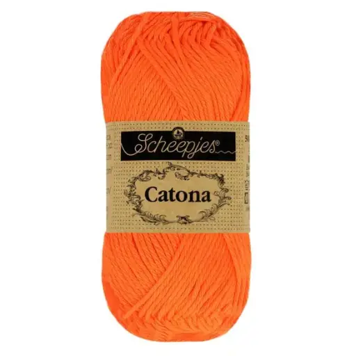 [1678-603] Scheepjes Catona 50g -603 Neon Orange