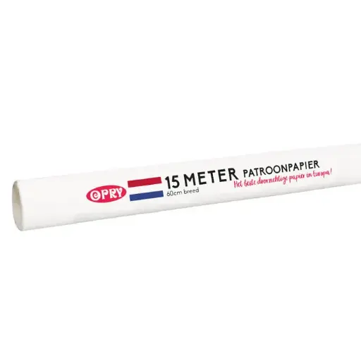 [65290] Opry Patroonpapier 0,6x15m transparant