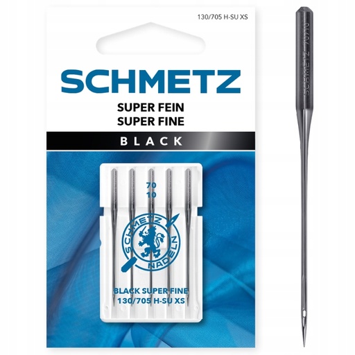 [SC003025] SCHMETZ - Black super fine n°70