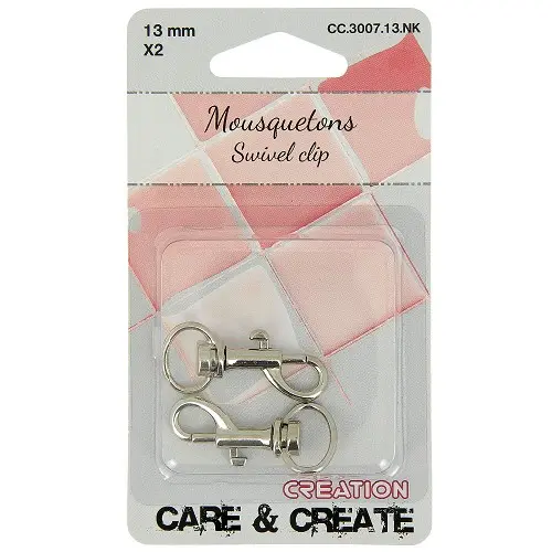 Musketon 13mm - 2stuks