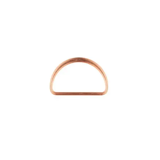 [637-45451] Metalen D Ring 40mm - 2 stuks