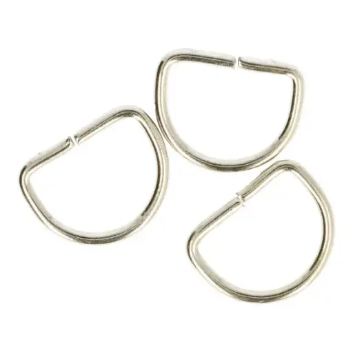[10161-NI] D-Ringen 20mm - 2stuks