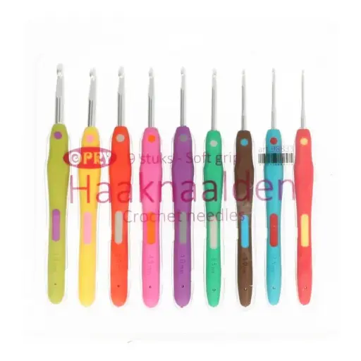 [98833] Opry Haaknaaldenset soft grip 2.00-6.00mm