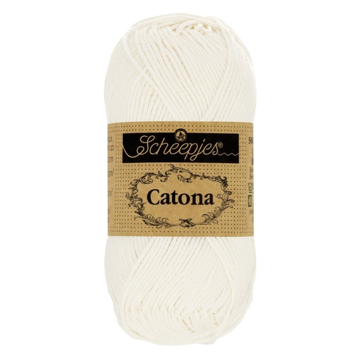 [1678-105] Scheepjes Catona 50g - 105 Bridal White