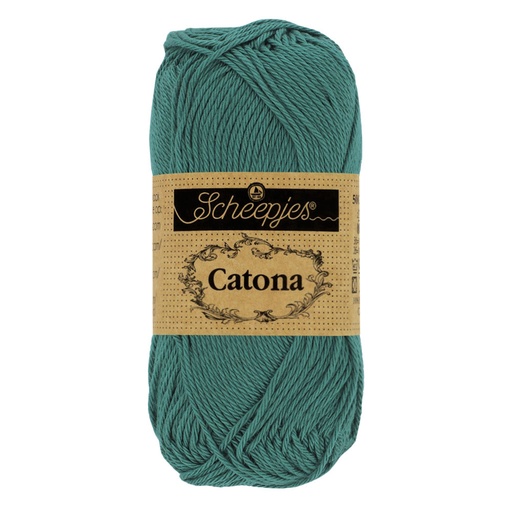 [1678-391] Scheepjes Catona 50g - 391 Deep Ocean Green