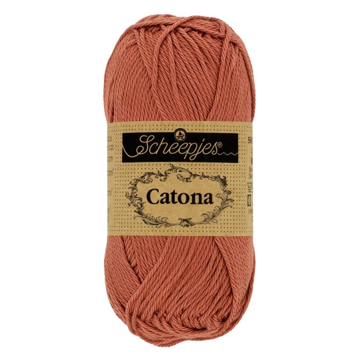 [1678-504] Scheepjes Catona 50g - 504 Brick Red
