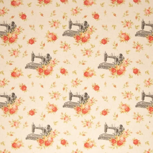 [VDS-3505] sewing machines and flowers