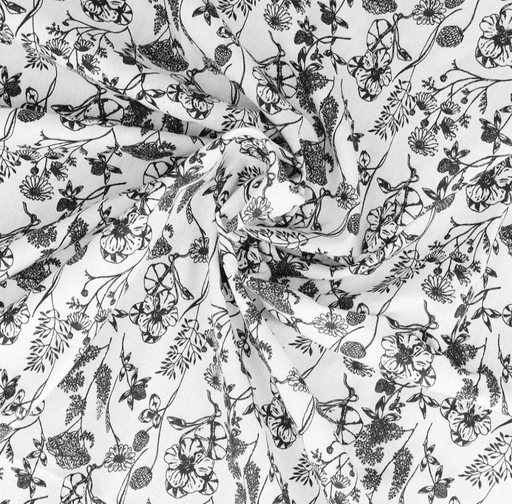 [VDS-4138] zwarte bloemen