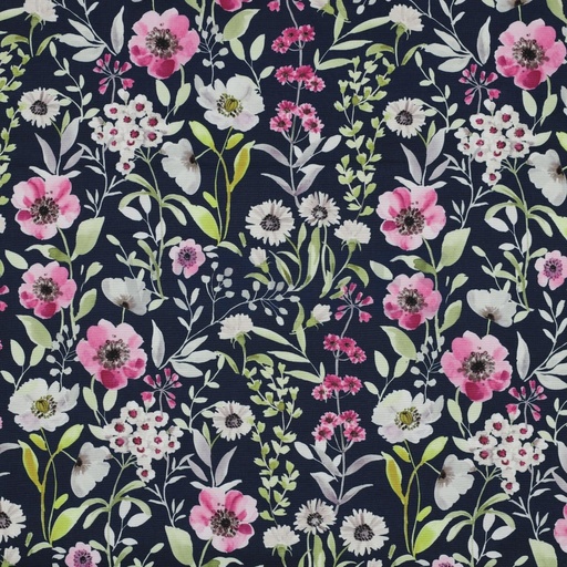 [VDS-4152] SOFTSHELL DIGITAL FLOWERS BLUE