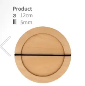 [14004139] Knipmal rond 12cm