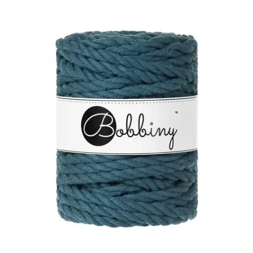[TL-E011] Macrame 9mm - Peacock Blue - ropes 3PLY