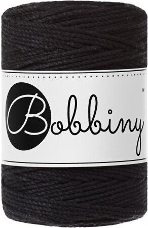 [TD-E004] Macrame 1,5mm - Black - ropes 3PLY
