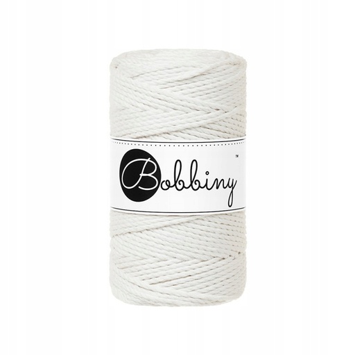 [TS-E059] Macrame 3mm - Off White - ropes 3PLY