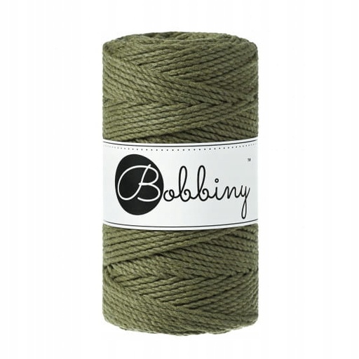 [TS-E016] Macrame 3mm - Avocado - ropes 3PLY